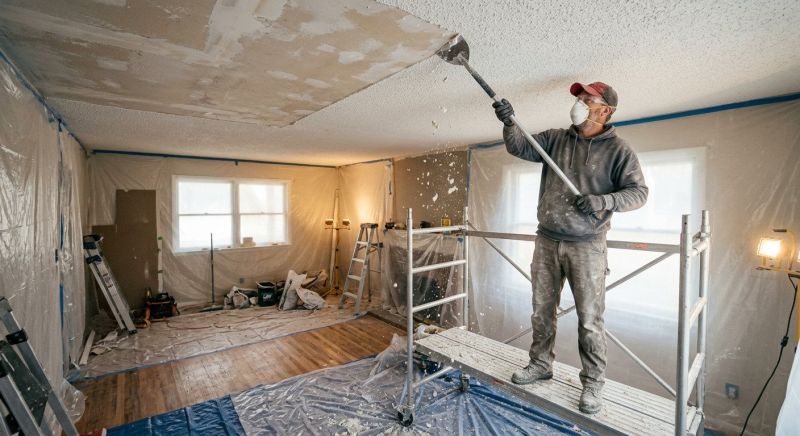 Popcorn Ceiling Revamping Service